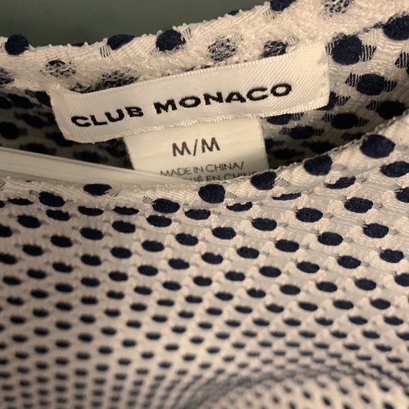 CLUB MONACO - peplum top - size M - Picture 2 of 4